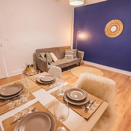 아파트 Majorelle - Paisible 2 Chambres - Centre Gare 랭스